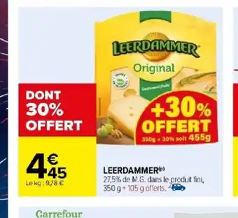 Carrefour LEERDAMMER offre
