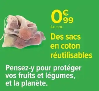 Carrefour Pensez-y pour protéger vos fruits et légumes, et la planète. offre