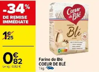 Carrefour Farine de Blé COEUR DE BLÉ offre