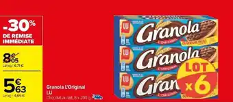 Carrefour Granola L'Original LU offre