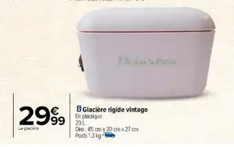 Glacière rigide vintage