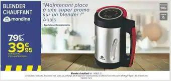 Carrefour Market Mandine blender chauffant offre