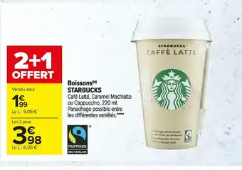 Starbucks boissons
