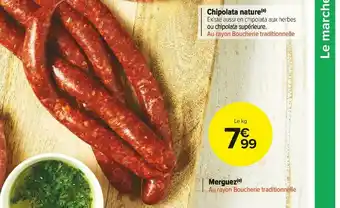 Carrefour Market Merguez offre