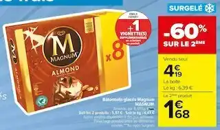 Carrefour Market Magnum bâtonnets glacés magnum offre