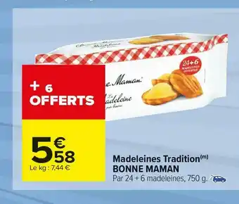 Bonne maman madeleines tradition
