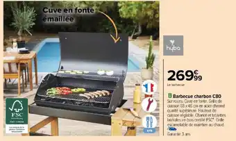 Carrefour Barbecue charbon C80 offre