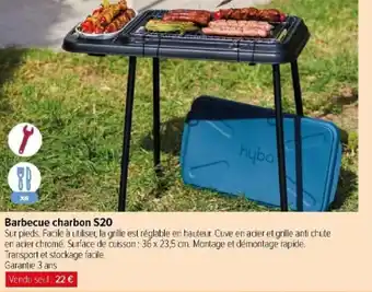 Carrefour Barbecue charbon S20 offre