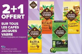 Carrefour Market Jacques vabre bon plan sur tous les cafés jacques vabre offre