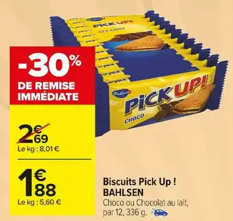 Carrefour Market Bahlsen biscuits pick up ! offre