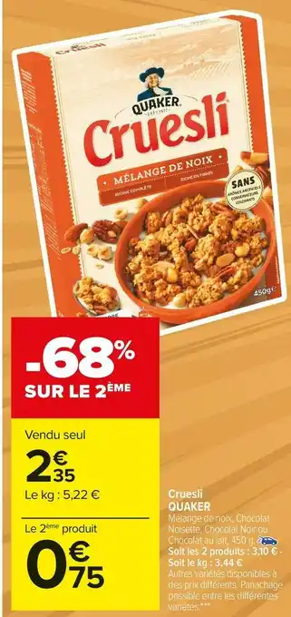 Quaker cruesli