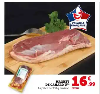 Super U MAGRET DE CANARD U(2) offre