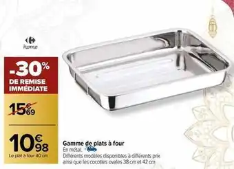 Carrefour Carrefour - gamme de plats à four offre