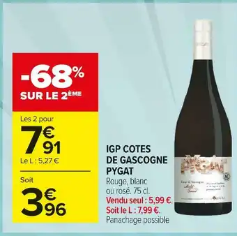 Igp cotes de gascogne pygat