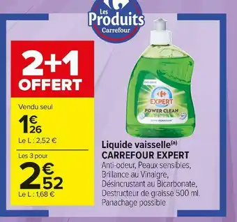 Carrefour Market Carrefour expert liquide vaisselle offre