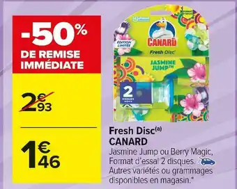Carrefour Market Canard fresh disc offre