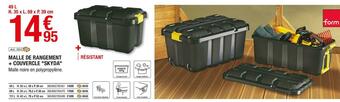 Brico Dépôt Form malle de rangement + couvercle "skyda" offre