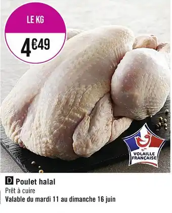 Casino Supermarchés Poulet halal offre