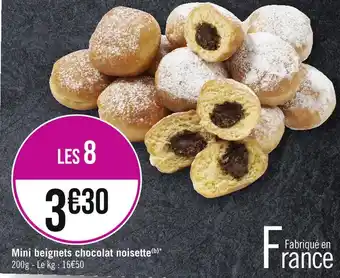 Géant Casino Mini beignets chocolat noisette offre