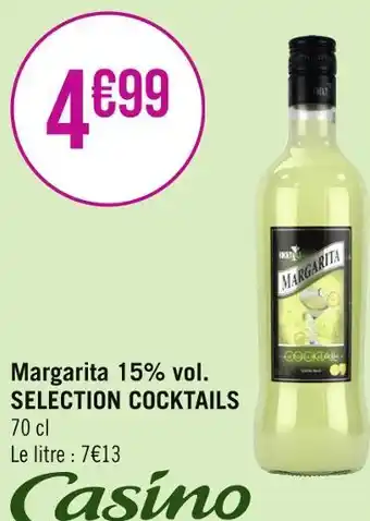 SELECTION COCKTAILS Margarita 15% vol