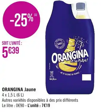 ORANGINA ORANGINA Jaune