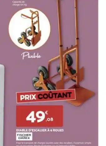 Bricomarché DIABLE D'ESCALIER À & ROUES offre