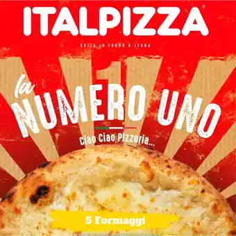 Auchan Pizza La Numero Uno 5 Formaggi Surgelée Italpizza offre
