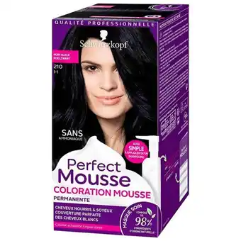 Auchan Coloration Noir Glacé Perfect Mousse offre