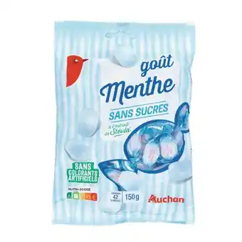 Auchan Bonbons Menthe Sans Sucres Auchan offre
