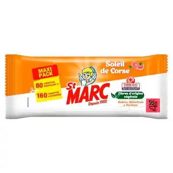 Auchan Lingettes Soleil De Corse St Marc offre