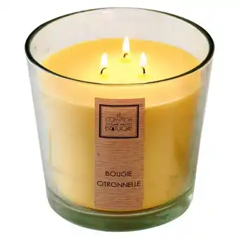 Auchan Bougie Citronnelle Dans Verre offre