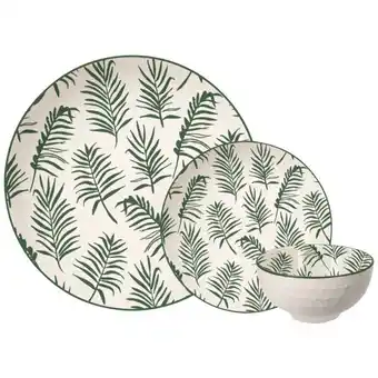 Auchan Service De Table 18 Pièces offre