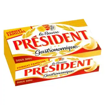 Auchan Beurre Gastronomique Président offre