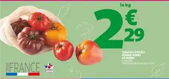 Auchan Supermarché TOMATES CÔTELÉES ROUGES, NOIRES OU JAUNES offre