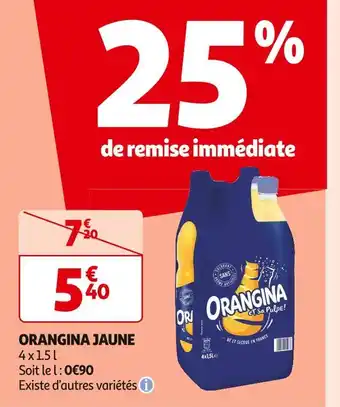 Auchan Supermarché ORANGINA ORANGINA JAUNE offre
