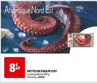 Auchan Supermarché PATTES DE POULPE CUIT offre