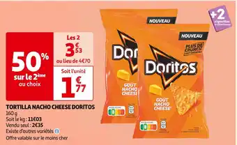 DORITOS TORTILLA NACHO CHEESE