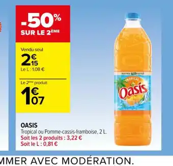 Carrefour Contact OASIS offre