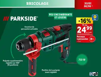 Lidl Perceuse à percussion offre