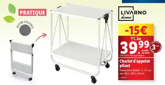 Lidl Chariot d'appoint pliant offre