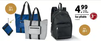Lidl Sac pliable offre