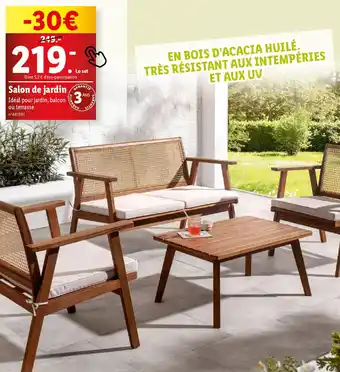 Lidl Salon de jardin offre