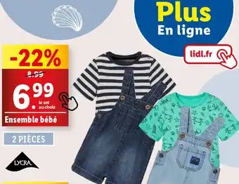 Lidl Ensemble bébé offre