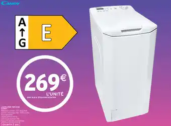 Intermarché LAVE-LINGE TOP 6 KG CANDY offre