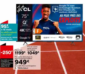 BUT Téléviseur offre