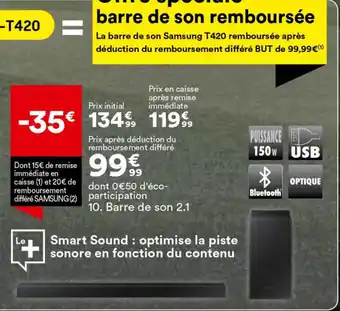 BUT Barre de son 2.1 offre