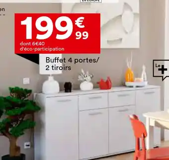 BUT Buffet 4 portes/ 2 tiroirs offre
