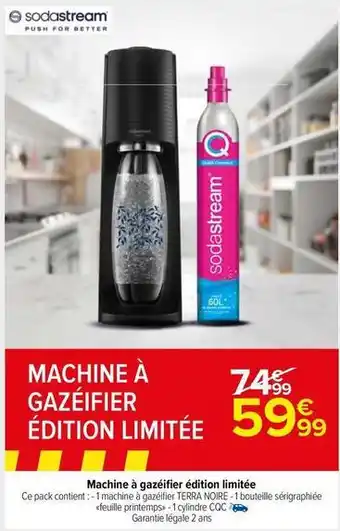 Sodastream - machine à gazéifier édition limitée