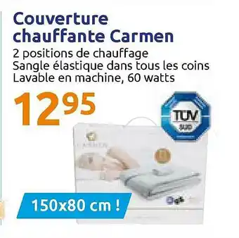 Action Couverture Chauffante Carmen offre