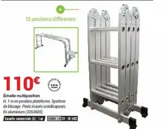 Bricorama échelle Multiposition offre